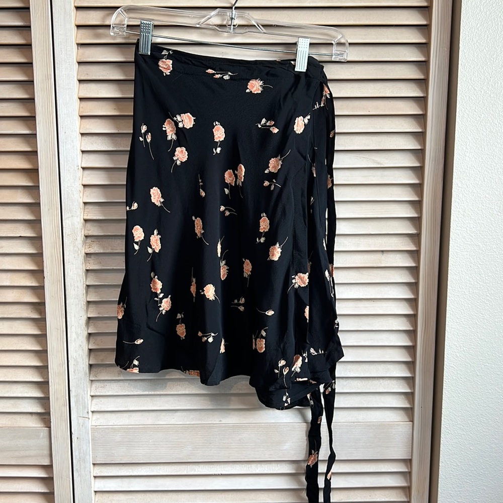 Wrap Mini Skirt